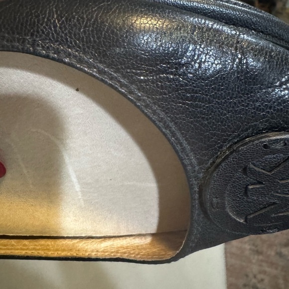 Michael Kors Women's Leather Logo Top Driver Ballet Flats, Black, Size 9.5 - Picture 8 of 8